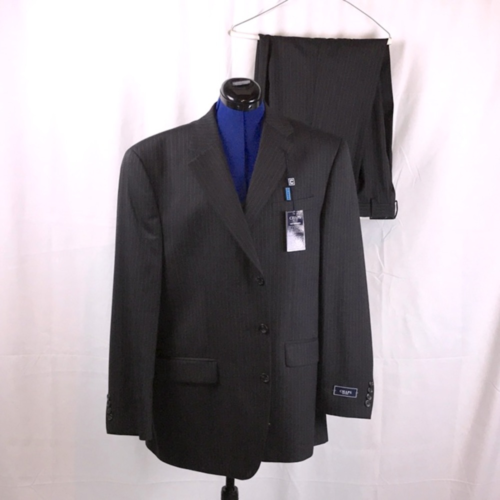 Chaps Suit Separates Charcoal 2pc Suit